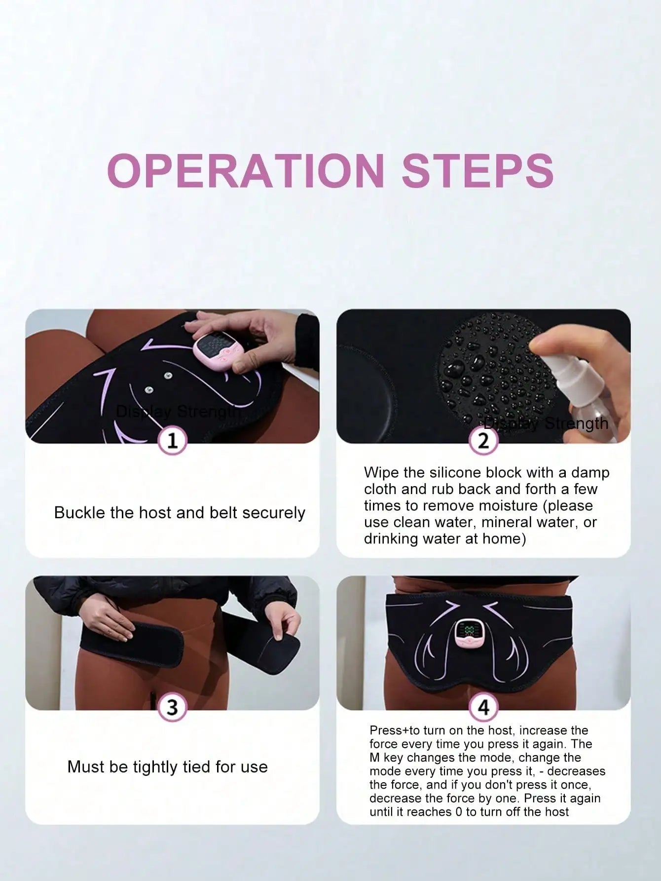 2026 Electric EMS Hips Trainer Butt Muscle Stimulator With Remote Control Buttocks Toner Lifting Body  Equipment Rechargeable