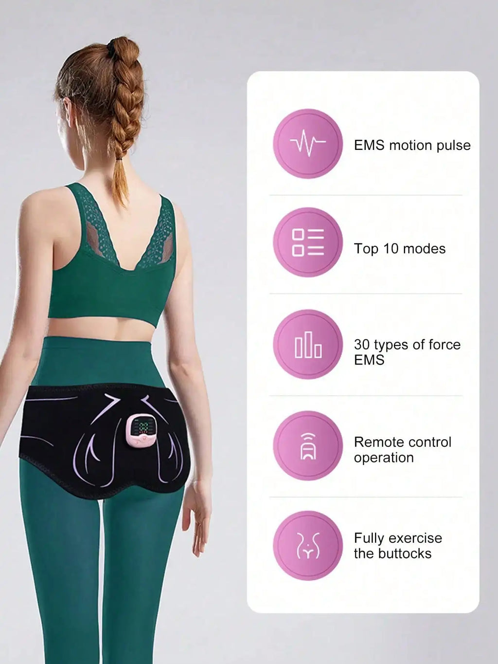 2026 Electric EMS Hips Trainer Butt Muscle Stimulator With Remote Control Buttocks Toner Lifting Body  Equipment Rechargeable