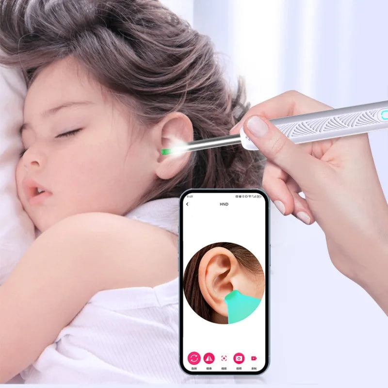 Earwax Remover Cleaning Tool Ear Endoscope with Mini Camera USB C Charging Earpick Health Care Set for Android Best Gift