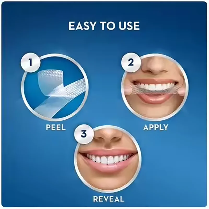 Crest White Teeth Whitening Strips 3D White Professional Effects Tooth Bleaching Strip Dental kit Oral Hygiene Care Whitestrips