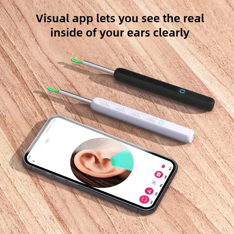 Earwax Remover Cleaning Tool Ear Endoscope with Mini Camera USB C Charging Earpick Health Care Set for Android Best Gift