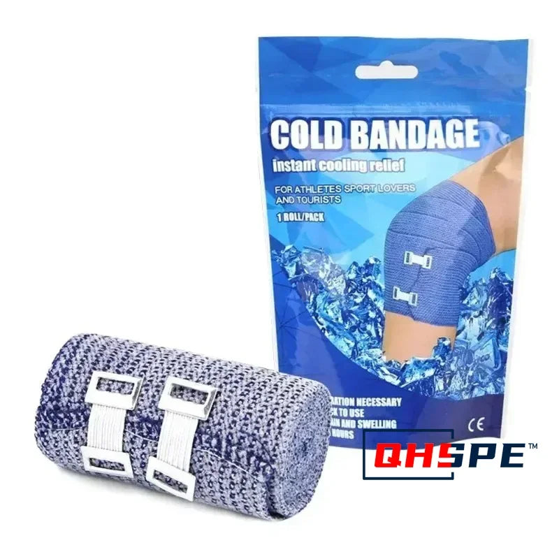 Ice Therapy Bandage - Self-Stick Cooling Tape for Pain Relief, Muscle Recovery & Compression | Athletic & Post-Workout Recovery