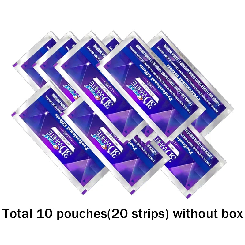 Crest White Teeth Whitening Strips 3D White Professional Effects Tooth Bleaching Strip Dental kit Oral Hygiene Care Whitestrips