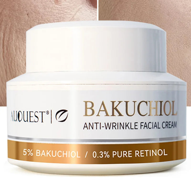Bakuchiol Natural Retinol Alternative Cream For Face Minimize Wrinkles Retinol & Vitamin